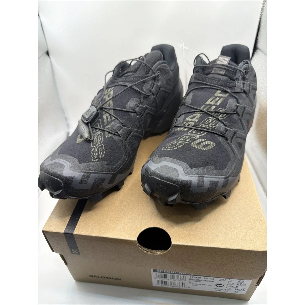 Salomon Speedcross 6 W - Women‎ Trail Running Shoes  Size 6 Black. New